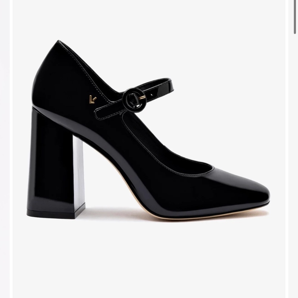 Larroude Blair Hi Pump in Black Patent Leather NWT size 6.5